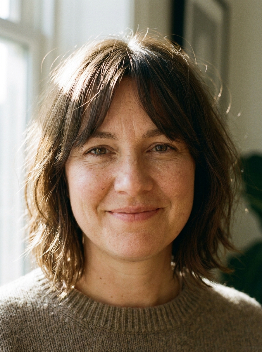 Bob mit Curtain Bangs als Bob Frisuren für rundes Gesicht Inspiration 2026